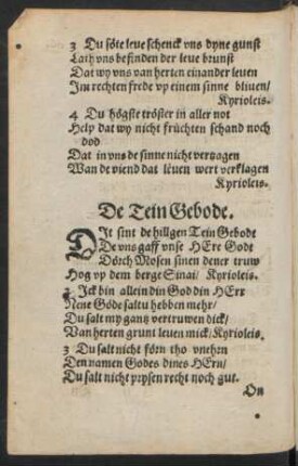 De Tein Gebode.