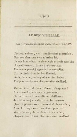 Le Bon Vieillard.