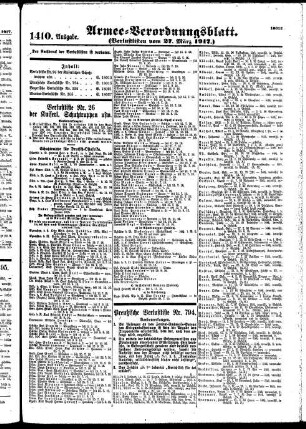 1410.Ausgabe. Dienstag, 27. März 1917