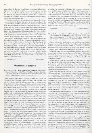 Ökumenik: Catholica