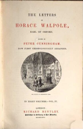The letters of Horace Walpole, Earl of Oxford. 4
