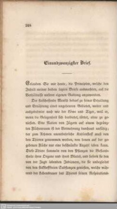 Einundzwanzigster Brief.