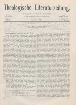 25-29 Syrisch-Theologische Publicationen von Abbé Martin