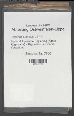 Rücksteuer für exportierten Branntwein aus dem Amt Brake