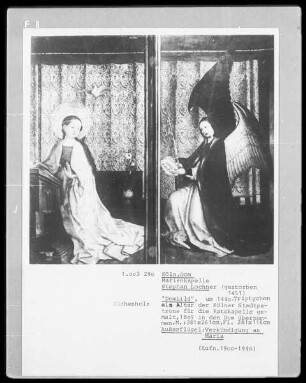 Altar der Kölner Stadtpatrone & Dombild — Verkündigung