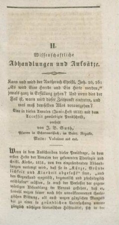 Wissenschaftliche Abhandlungen