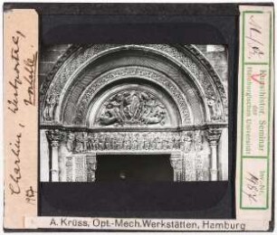 Charlieu: Abtei St. Fortunat, Vorhalle, Westportal