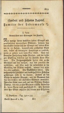 Hundert und sechstes Kapitel. Familie der Lebermoose.