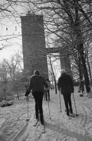 Skifahren am Turmberg