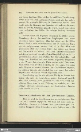 Panorama-Aufnahmen mit der gewöhnlichen Camera.