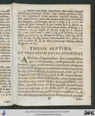 Thesis Septima.