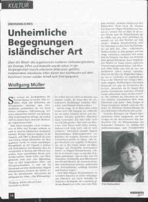 Übersinnliches: Unheimliche Begegnungen isländischer Art