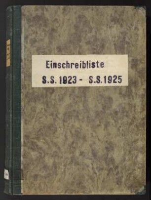 Einschreibebuch