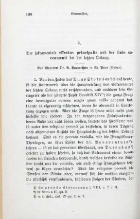106-132 Der sakramentale effectus principalis und der finis sacramenti bei der letzten Ölung