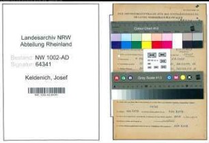 Entnazifizierung Josef Keldenich, geb. 04.08.1902 (Angest.)