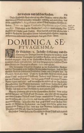 Dominica Septuagesima.