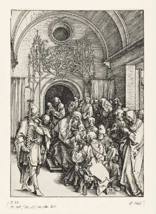 Beschneidung Christi, Blatt 11 der Folge "Marienleben (vor dem Text)"