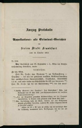3-16, Aktenstücke zur Beurtheilung ...