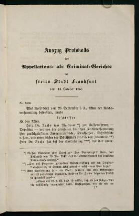 3-16, Aktenstücke zur Beurtheilung ...