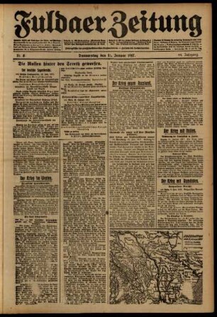 Ausgabe vom Donnerstag, den 11. Januar 1917.