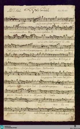 Assurge cor meum - Don Mus.Ms. 405 : B, orch, bc; D