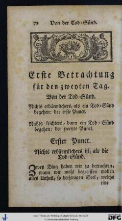 Zweyter Tag.