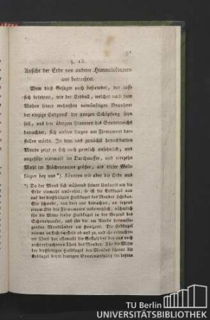 §. 13. Ansicht der Erde von andern Himmelskörpern aus betrachtet.