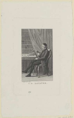 Bildnis des I. G. Lavater