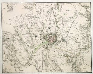 WHK 26 Deutscher Siebenjähriger Krieg 1756-1763: Plan der Belagerung von Münster, 1761