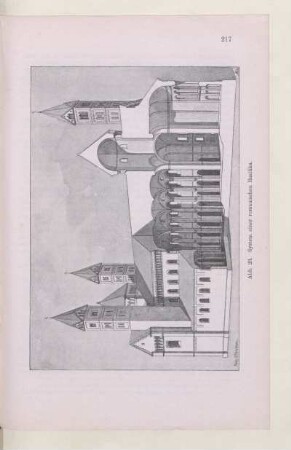 Abb. 23. System einer romanischen Basilika