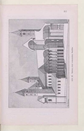 Abb. 23. System einer romanischen Basilika