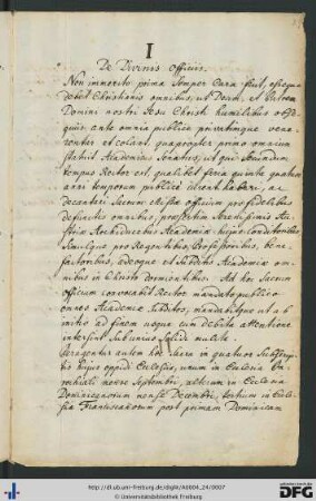 [fol. 3] De divinis officiis