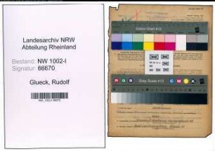 Entnazifizierung Rudolf Glueck, geb. 06.09.1908 (Ingenieur)