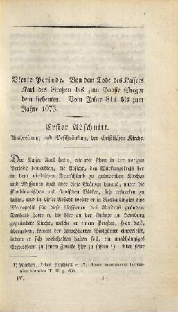 Allgemeine Geschichte der christlichen Religion und Kirche, 4. Welcher die Kirchengeschichte vom Tode Karl's d. G. bis zu Gregor VII. enthält