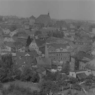 Freiberg. Stadtansicht mit Dom