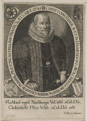 Bildnis des Christoph Fürer ab et in Haimendorf