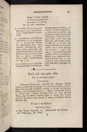 81-83, Fünf und vierzigste Ode