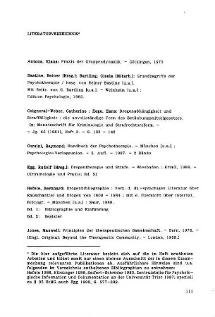 111-114, Literaturverzeichnis