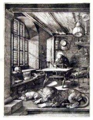 Heiliger Hieronymus im Gehäuse