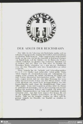 Der Adler der Reichsbahn