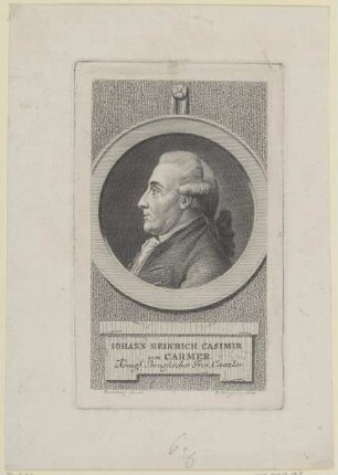 Bildnis des Iohann Heinrich Casimir von Carmer