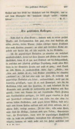 257-261 Die geistlichen Kollegen
