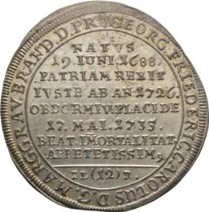 Münze, 1/12 Taler, Doppelgroschen, 1735