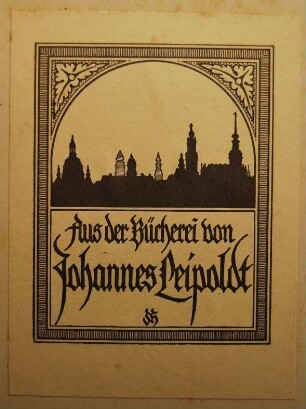 Leipoldt, Johannes / Exlibris