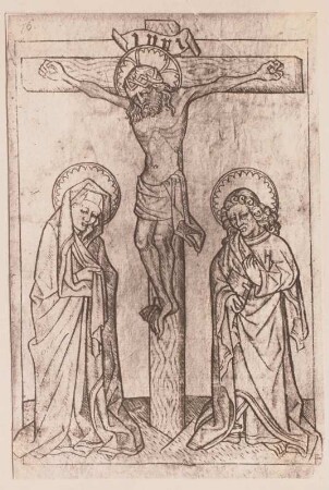 Kreuzigung mit Maria und Johannes