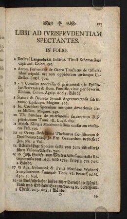 177-213, Libri ad Iurisprudentiam Spectantes - Libri ad Geographiam Chronologiam et Historiam Pertinentes