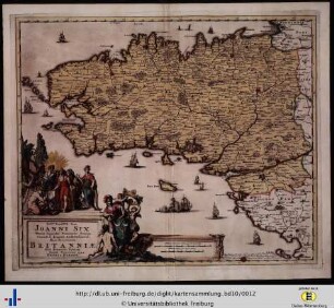 Britanniae olim Armoricae tabulam.