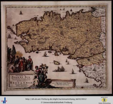 Britanniae olim Armoricae tabulam.