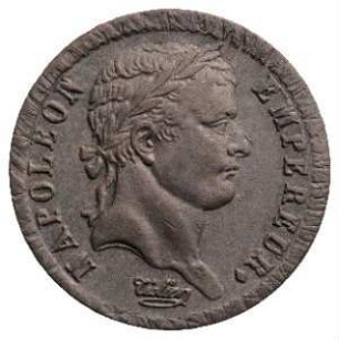 Fundmünze, 1/2 Franc, 1808