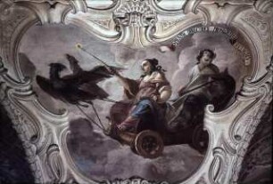 Die Religion im von der göttlichen Weisheit gelenkten Triumphwagen: "Sapientia directrice prosequitur religio"